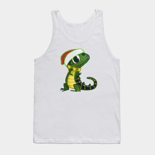 Cute Lizard Drawing Tank Top